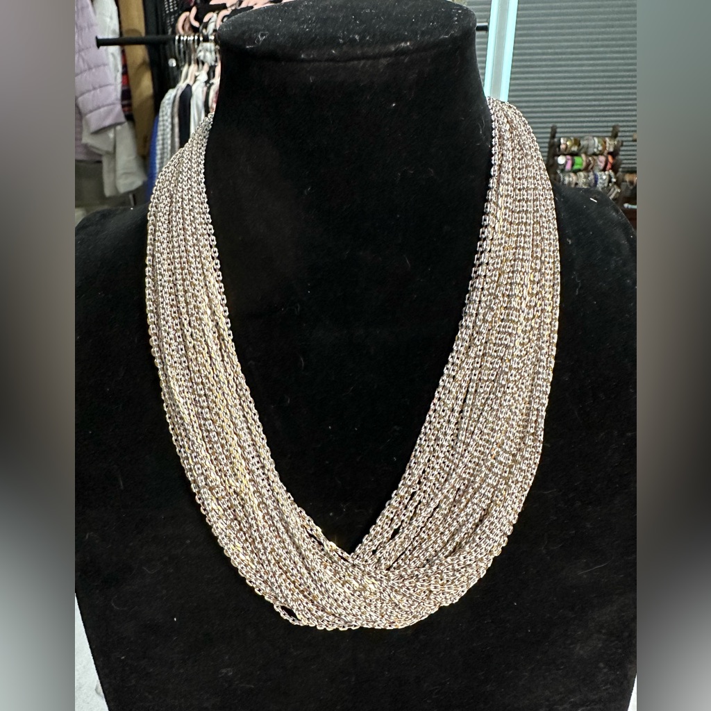 Cara Of New York Elegant Silver Multi-Strand Necklace